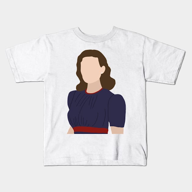 Peggy Kids T-Shirt by CalliesArt